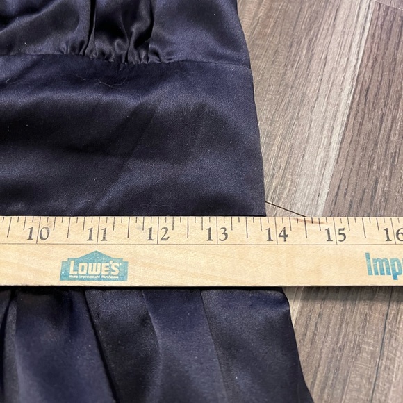 Anthropologie Lavka Los Angeles 100% Recycled Silk Dark purple Sz S cocktail NYE - Picture 13 of 14